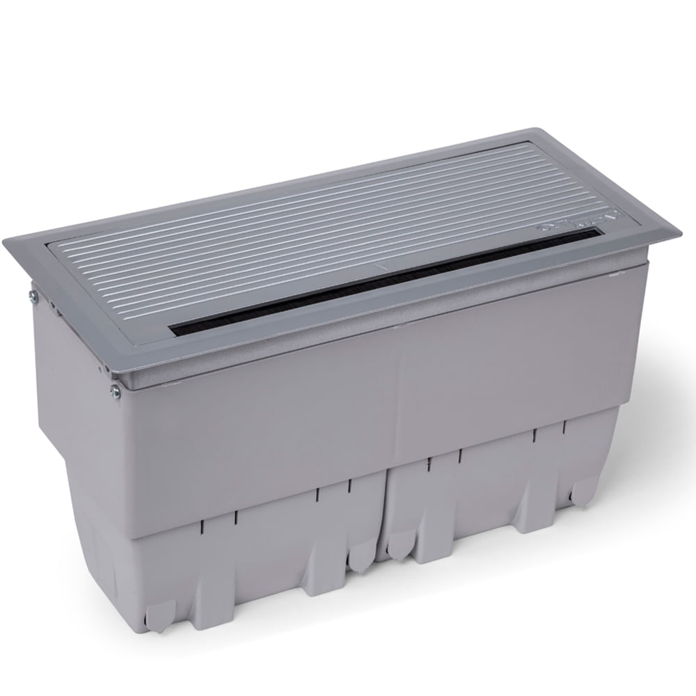 Caixa Openbox de Embutir Para 8 Blocos Cinza Qtmov 82700_0